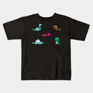 Dinosaurs Hanging Out Kids T-Shirt